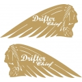 Drifter Chief Motorcycle Logo,Decals
